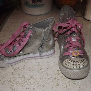 girls skechers twinkle toes